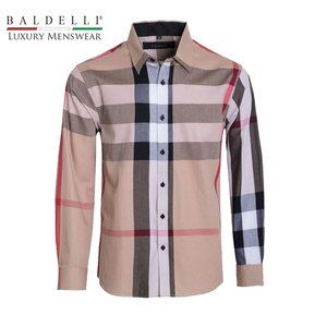 Men's Fashion Shirt - Baldelli-201 Khaki